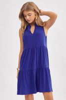 
              Lizzy Tiered Dress-Royal Blue
            