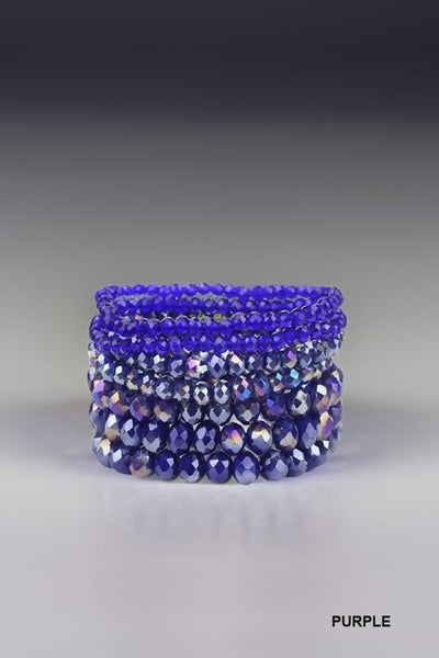 AB Royal Blue Bracelet Stack