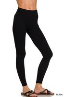
              Zenana Premium Cotton Leggings-Black
            