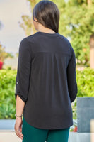 
              Lizzy Black Tunic Top
            