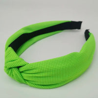 Lime Green Knotted Headband