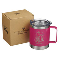
              Be Still Pink Stainless Steel Mug
            