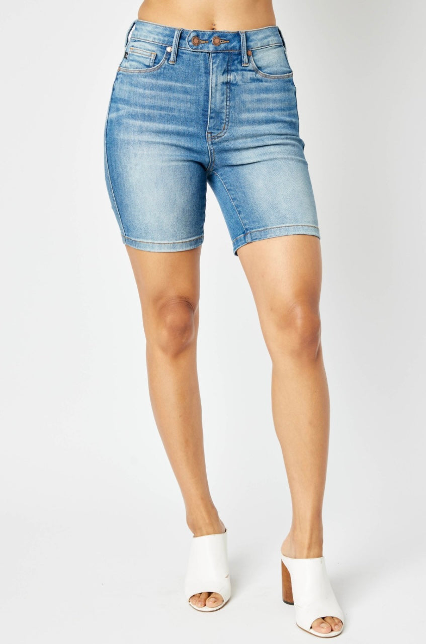 Judy Blue Tummy Control Bermuda Shorts