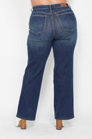 
              Judy Blue Tummy Control Classic Straight Jeans
            