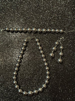 
              Essential Silver Graduated Bead Necklace Set
            