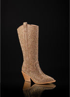 
              Corky’s Glitzy Gold Rhinestone Boots
            