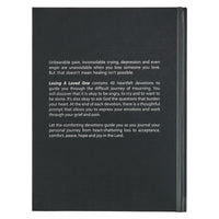 
              Losing a Loved One Black Hardcover Devotional
            