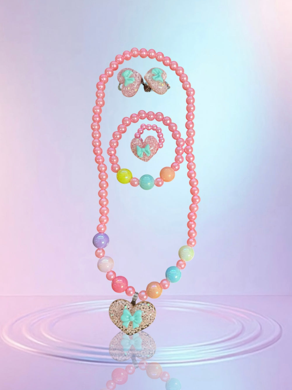 Heart Jewelry Set for Little Girls