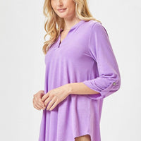 Lizzy Lavender Tunic Top