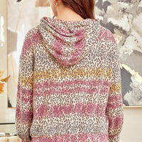 Leopard Print Hoodie