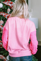 
              Pink Bubble Sequin Sweatshirt
            
