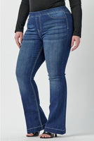 
              Cello Mid Rise Flare Jeggings-Plus
            