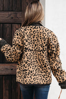 
              Cozy Fleece Leopard Print Jacket
            