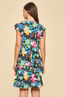 
              Dear Scarlett Lizzy Forever Flutter Sleeve Dress - Bella Grace Fashion
            