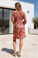 
              The Inspire Dress-Lime/Pink
            