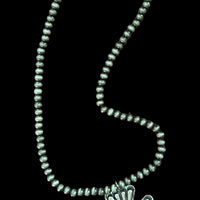 Navajo Pearls with Cross Necklace