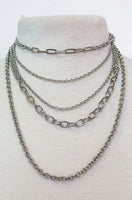 
              Syrah Chain Necklace-Silver
            