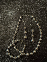 
              Essential Silver Graduated Bead Necklace Set
            