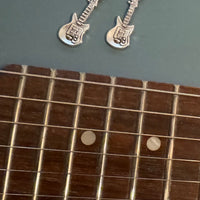 Old Time Rock n Roll Guitar Earrings