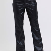 Judy Blue Faux Leather Jeans-Black