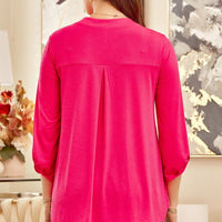 Lizzy Hot Pink Tunic Top