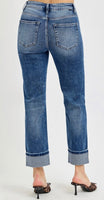 
              Risen Tummy Control High Rise Straight Jeans
            