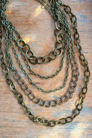 
              Syrah Chain Necklace-Bronze
            