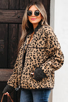 
              Cozy Fleece Leopard Print Jacket
            