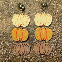 Pumpkin Stack Earrings