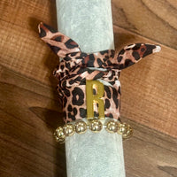 Initial Scarf Bracelet