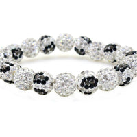 White Leopard Pave Crystal Bracelet