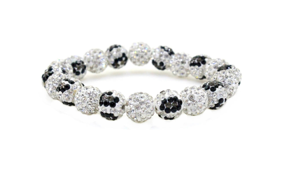 White Leopard Pave Crystal Bracelet