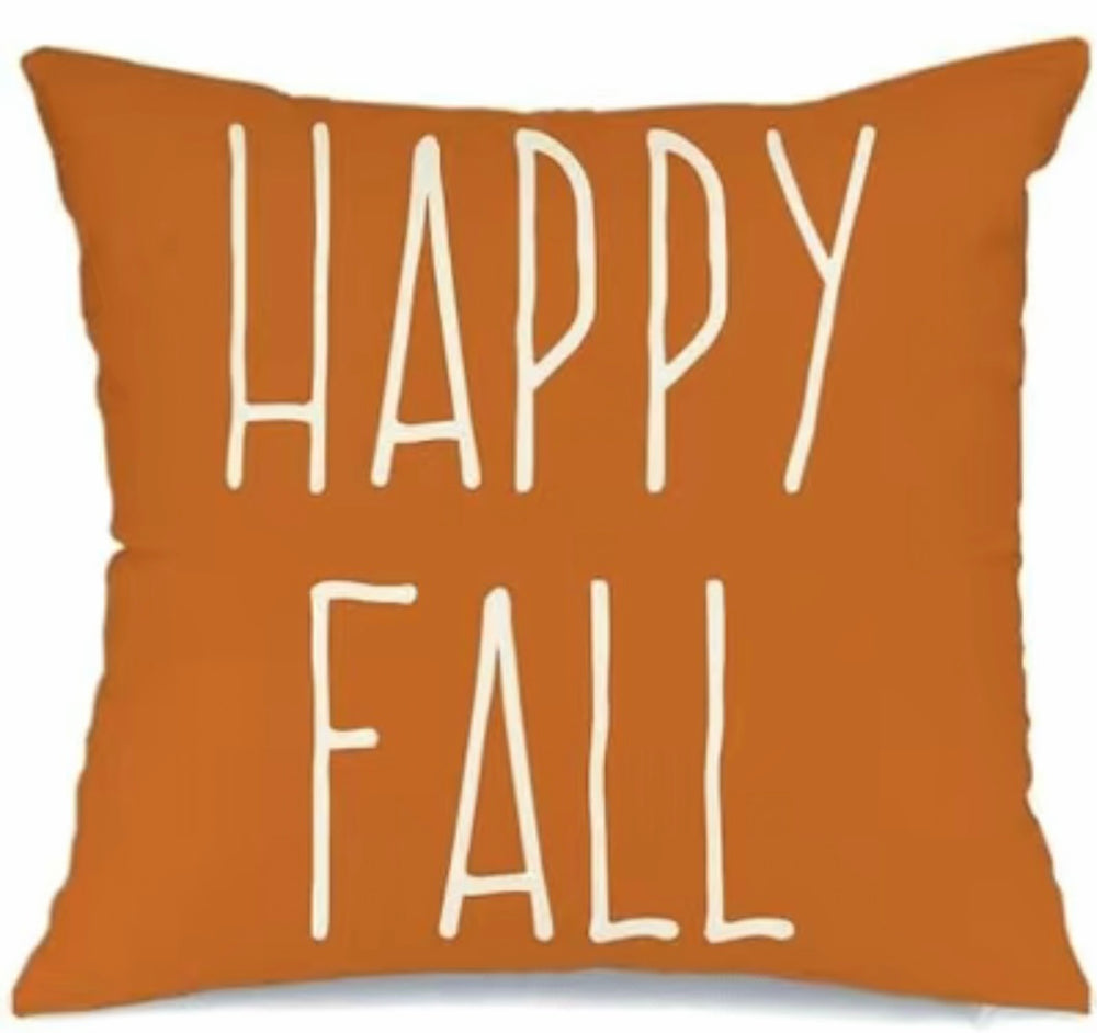 Happy Fall Pillow Cover