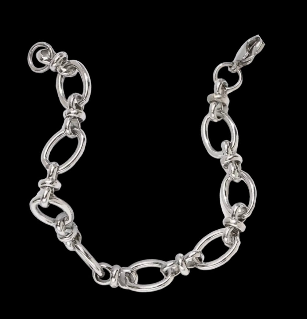 Chain Link Bracelet-Silver