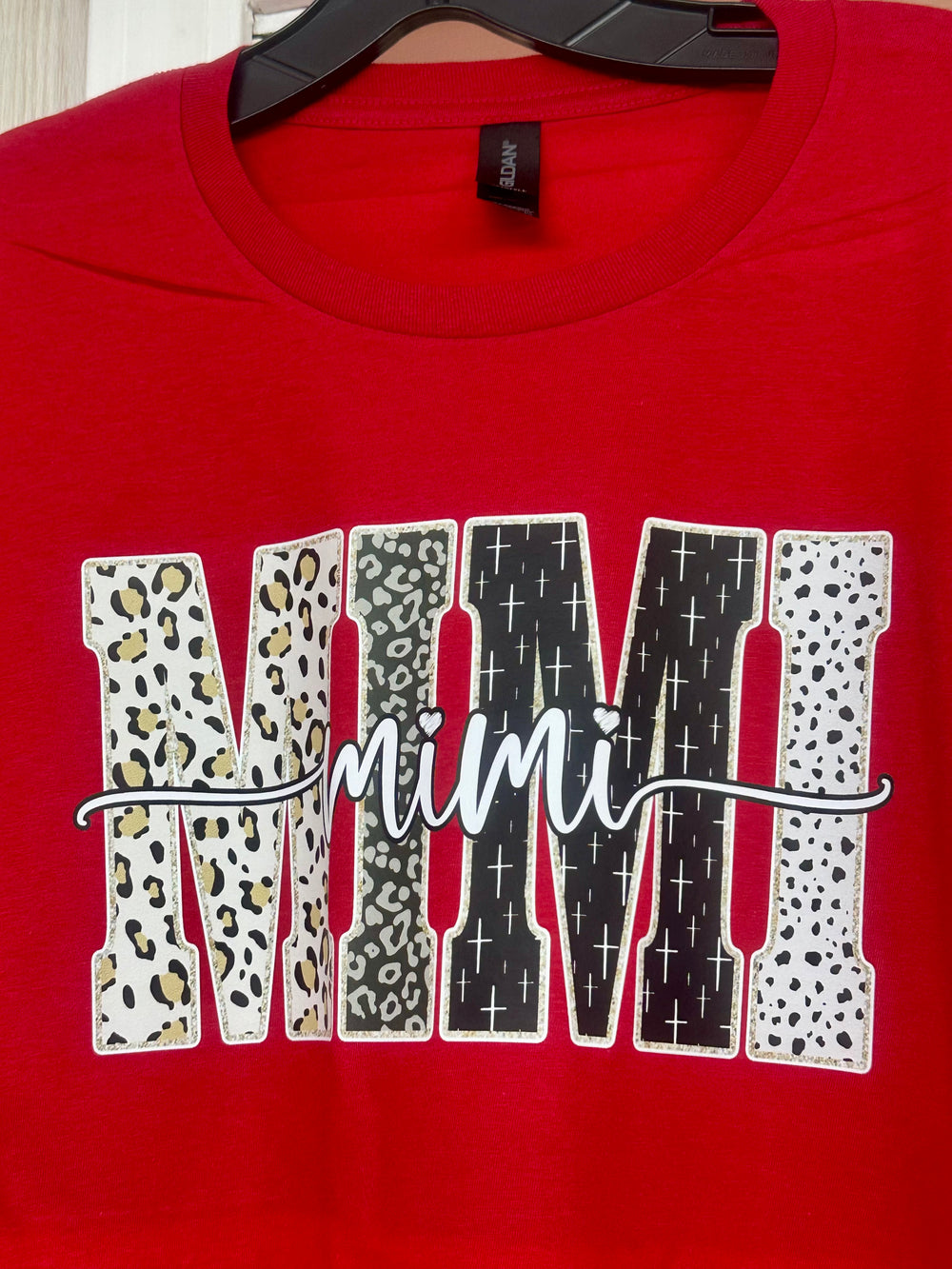 Mimi Cherry Red Long Sleeve Tee