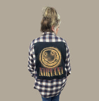 
              Retro Nirvana Flannel Overlay-XL
            