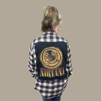 Retro Nirvana Flannel Overlay-XL