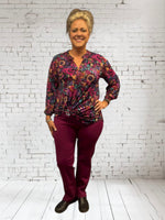 
              SALE Lizzy Midnight Garden Tunic Top
            