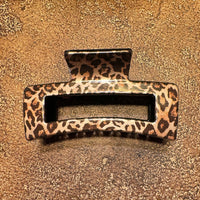 Leopard Print Hair Clip