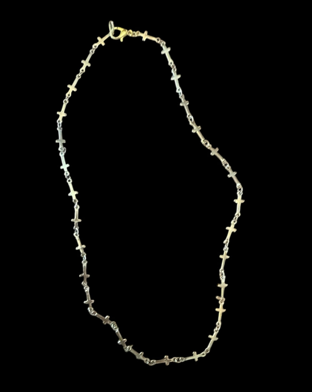 Gold Cross Chain Necklace