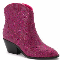 Corky’s Shine Bright Fuchsia Rhinestone Booties