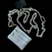 Cell Phone Lanyard-Silver