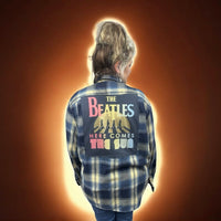 Retro Beatles Flannel Overlay-XL