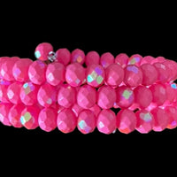 Pink AB Wrap Bracelet