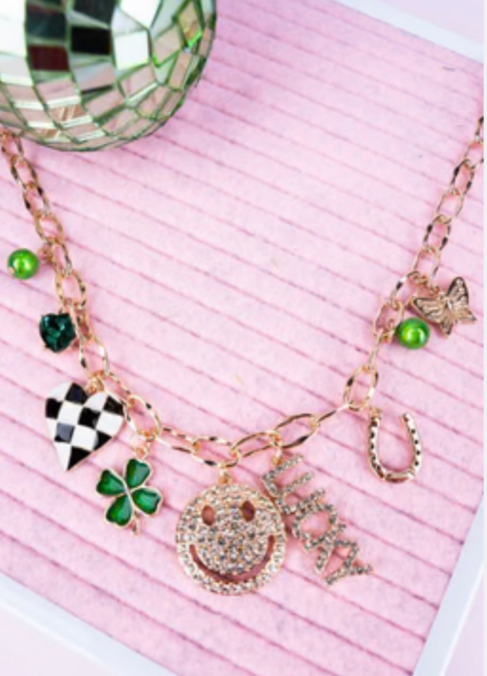 St. Patrick’s Day Charm Necklace