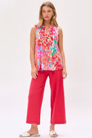 
              $10! Lizzy Tank Top-Aqua
            