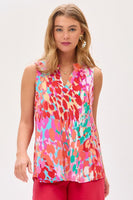 
              $10! Lizzy Tank Top-Aqua
            