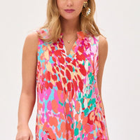 $10! Lizzy Tank Top-Aqua