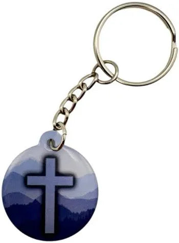 Tap To Pray™-Prayer Tag Keychains-Blue Mountains Cross
