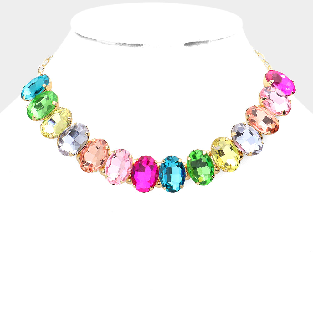 Multicolor Stone Necklace